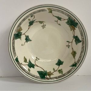 Keltcraft Ireland Noritake Ivy Lane bowl ceramic Green Irish 7” cereal soup f